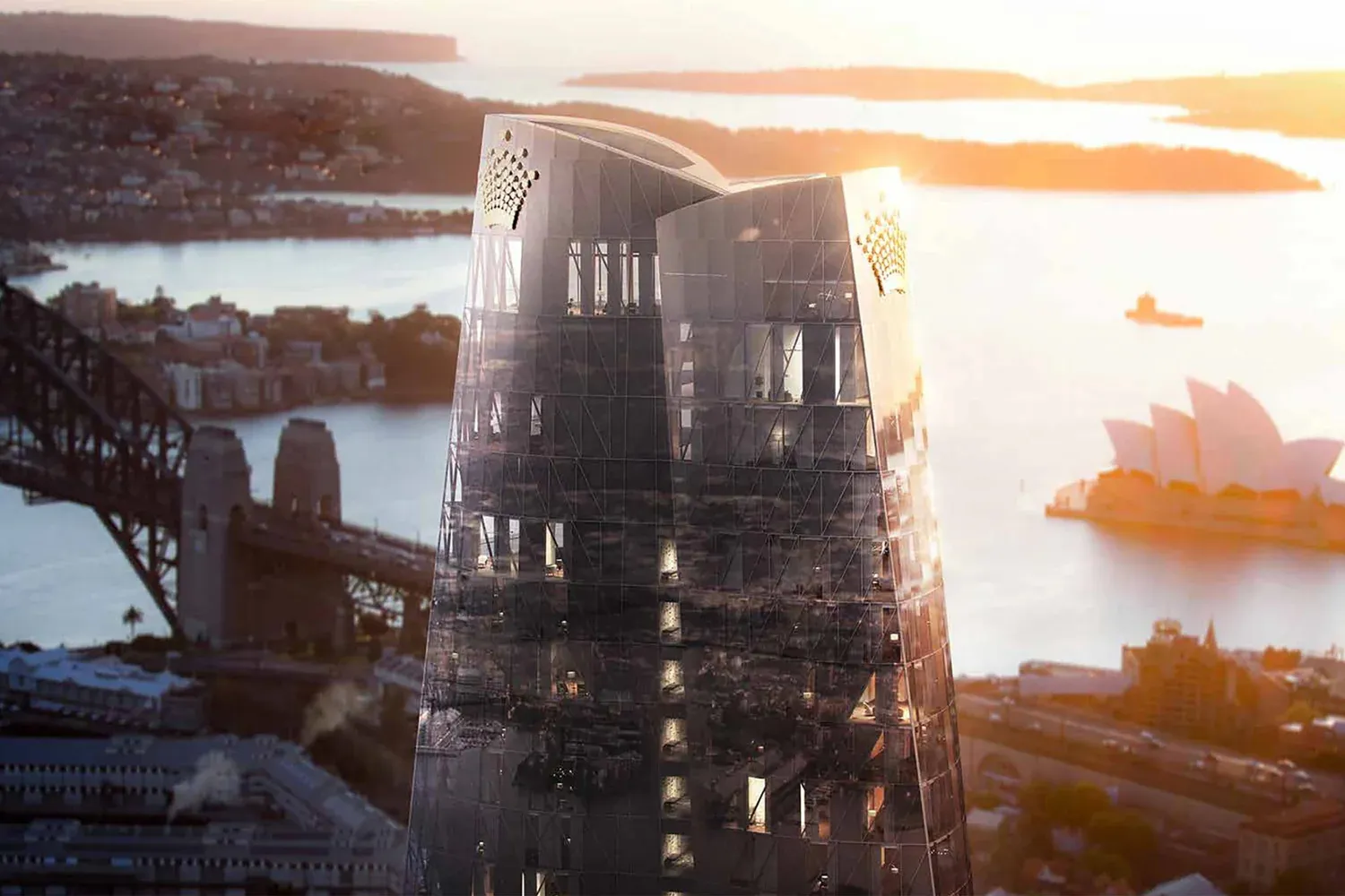 Crown Residences and Sydney Opera House